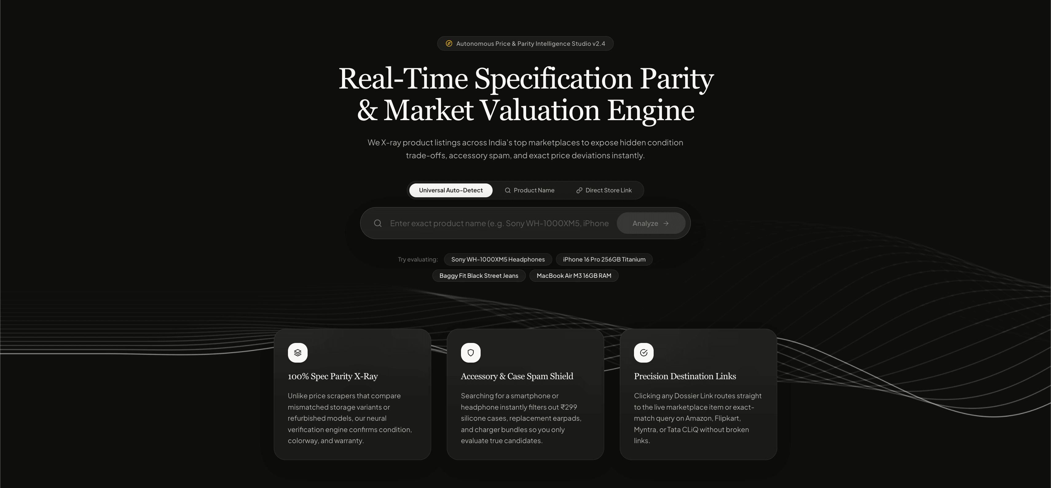 Real-Time Ingestion & Arbitrage Engine Interface visual 01