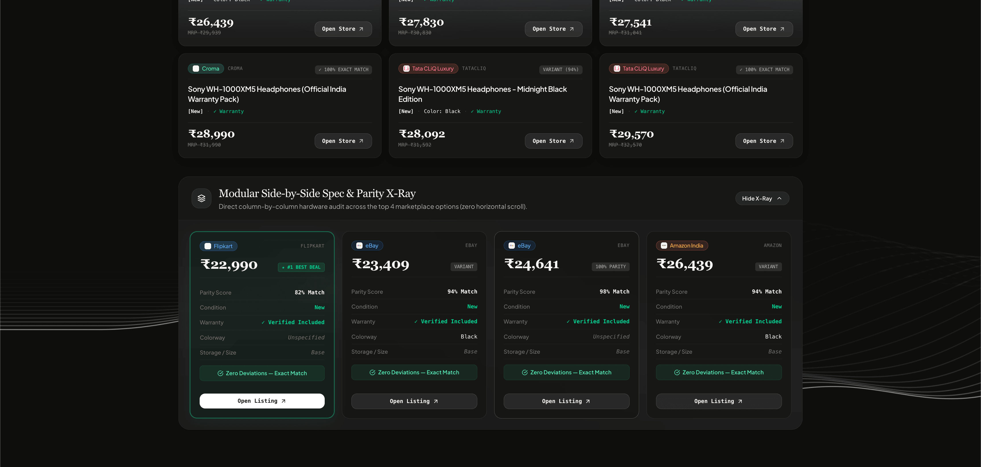 Real-Time Ingestion & Arbitrage Engine Interface visual 03